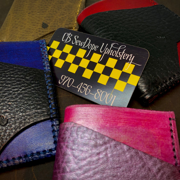 Handmade Leather Wallets by SewDope